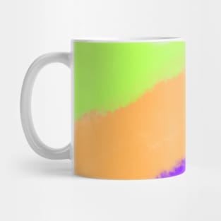 Colorful red blue green watercolor abstract art Mug